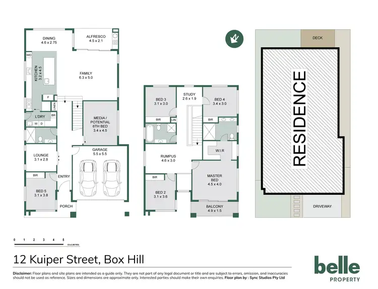 Floorplan of Homely house listing, 12 Kuiper Street, Box Hill NSW 2765
