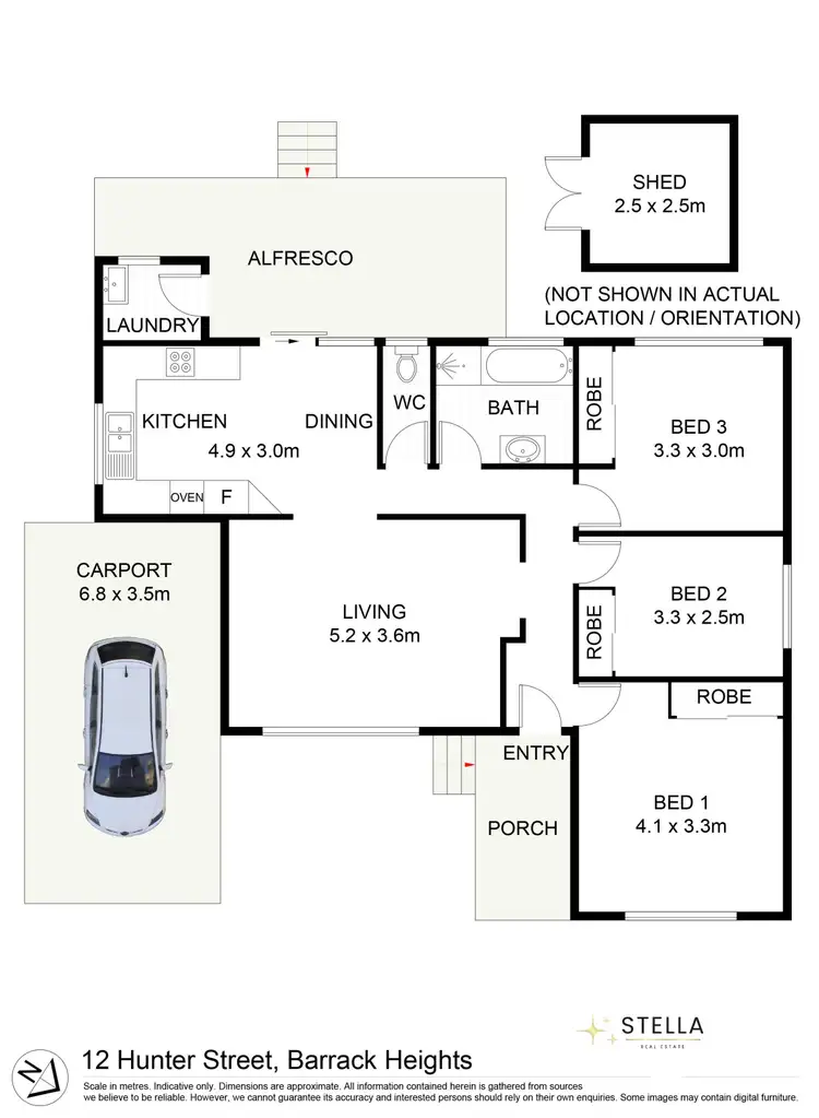 Floorplan of Homely house listing, 12 Hunter Street, Barrack Heights NSW 2528