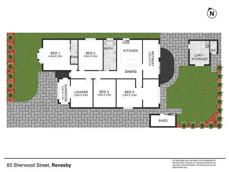 Floorplan of Homely house listing, 83 Sherwood Street, Revesby NSW 2212