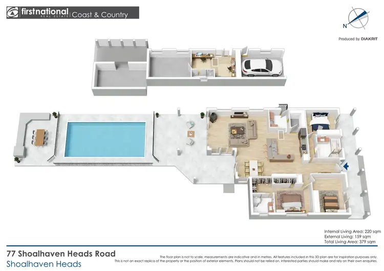 Floorplan of Homely house listing, 77 Shoalhaven Heads Road, Shoalhaven Heads NSW 2535