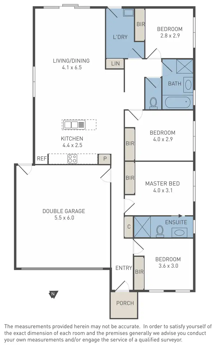 Floorplan of Homely house listing, 5 Horton Drive, Werribee VIC 3030