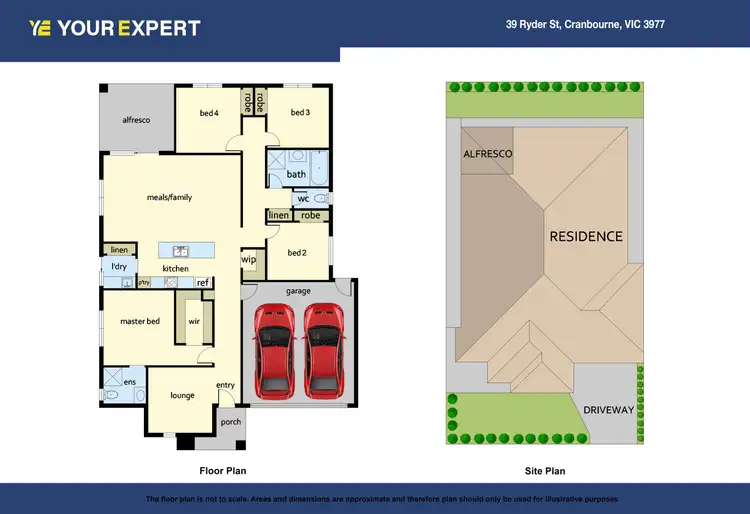 Floorplan of Homely house listing, 39 Ryder Street, Cranbourne VIC 3977