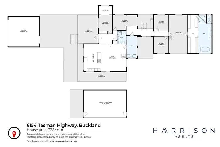 Floorplan of Homely house listing, 6154 Tasman Highway, Buckland TAS 7190