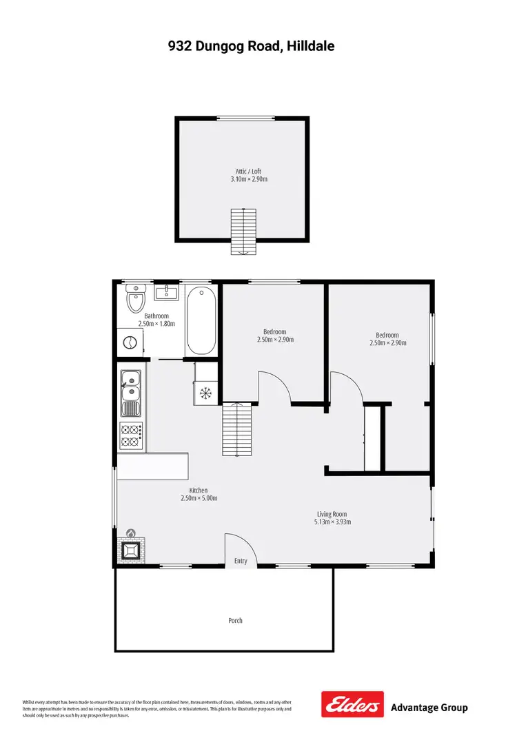 Floorplan of Homely house listing, 932 Dungog Road, Hilldale NSW 2420