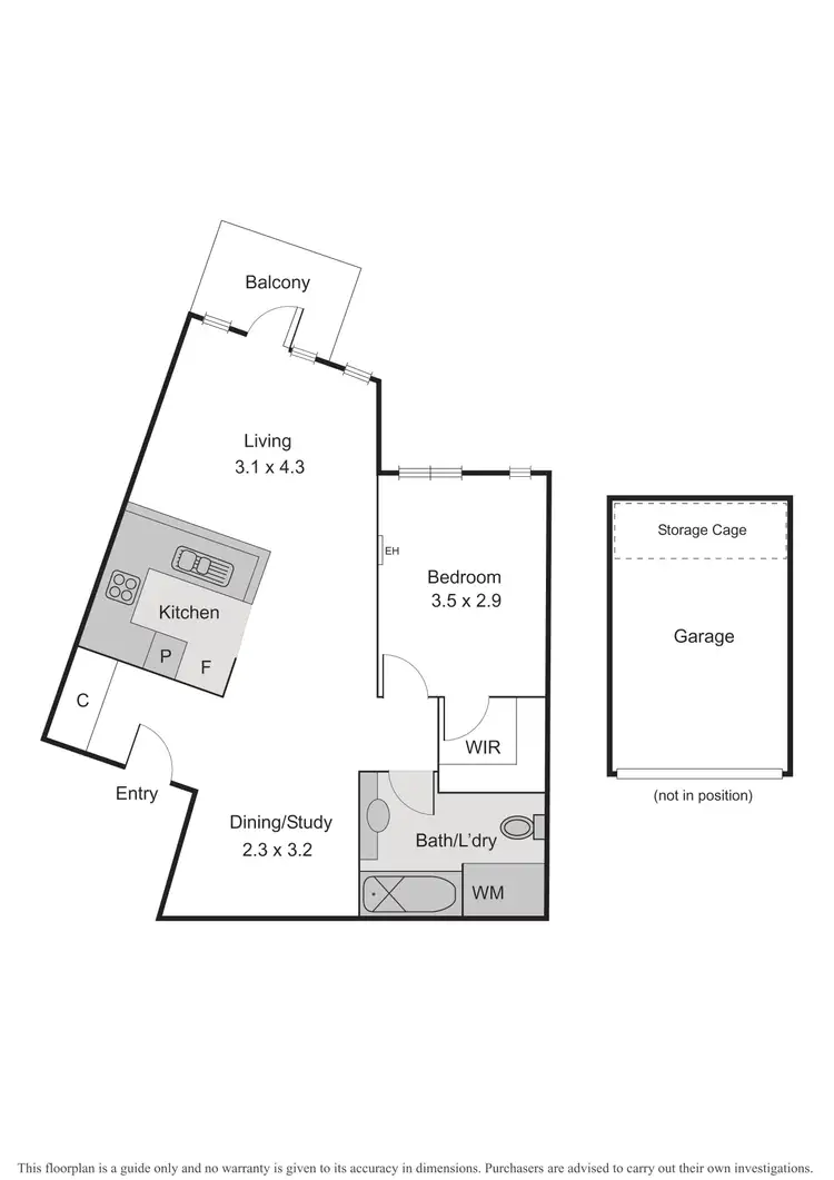 Floorplan of Homely apartment listing, 41/6 Graham Street, Port Melbourne VIC 3207