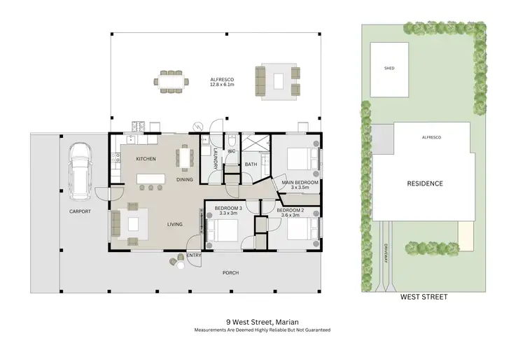 Floorplan of Homely house listing, 9 West Street, Marian QLD 4753
