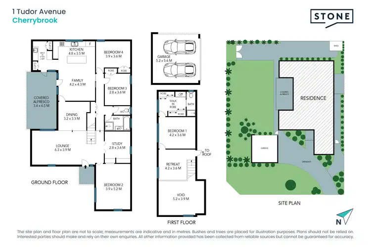 Floorplan of Homely house listing, 1 Tudor Avenue, Cherrybrook NSW 2126