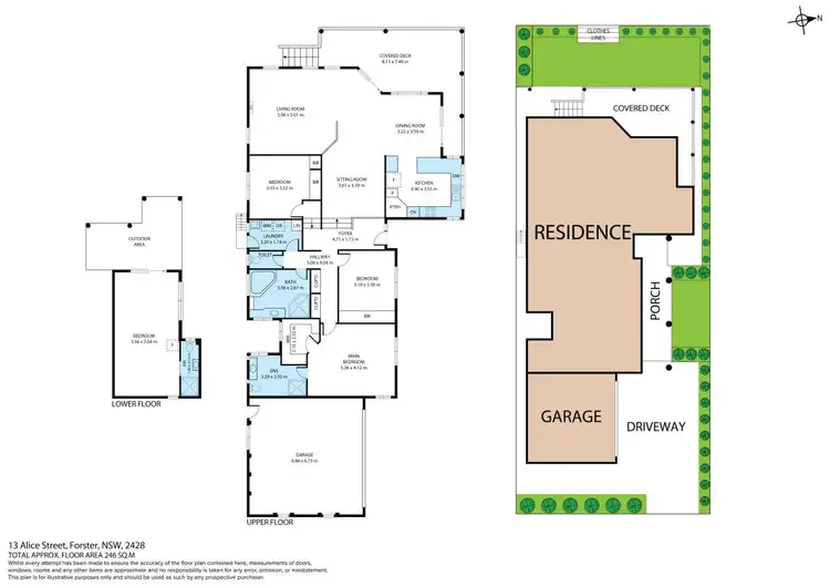 Floorplan of Homely house listing, 13 Alice Street, Forster NSW 2428