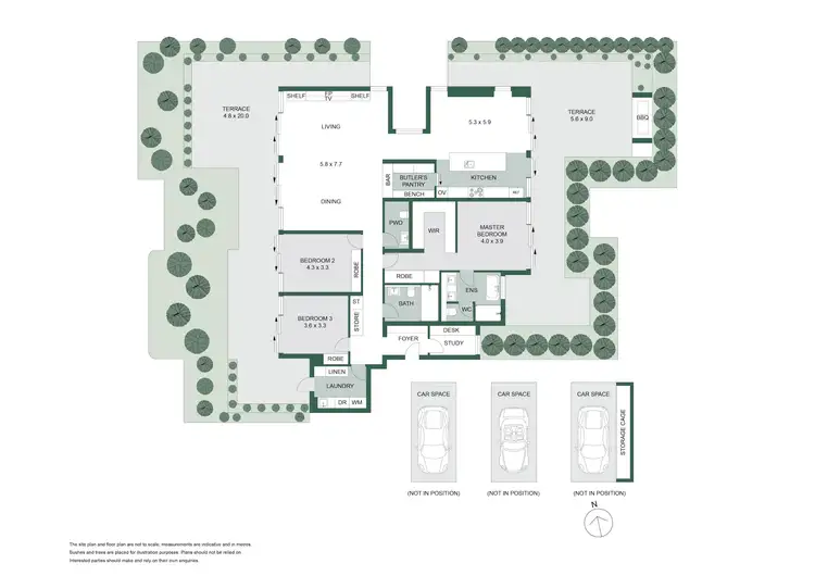 Floorplan of Homely apartment listing, 301/5 Rodborough Avenue, Crows Nest NSW 2065