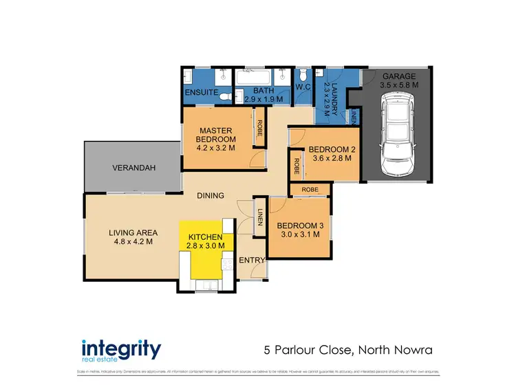 Floorplan of Homely house listing, 5 Parlour Close, North Nowra NSW 2541