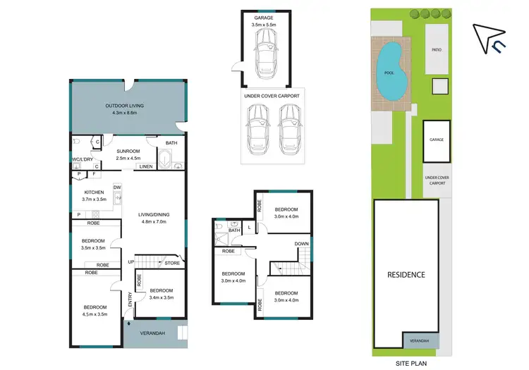 Floorplan of Homely house listing, 12 Myola Street, Mayfield NSW 2304
