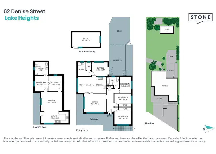Floorplan of Homely house listing, 62 Denise Street, Lake Heights NSW 2502