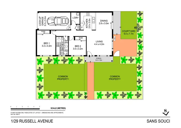 Floorplan of Homely villa listing, 1/29 Russell Avenue, Sans Souci NSW 2219