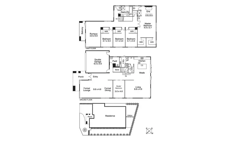 Floorplan of Homely house listing, 2 Jasper Place, Donvale VIC 3111