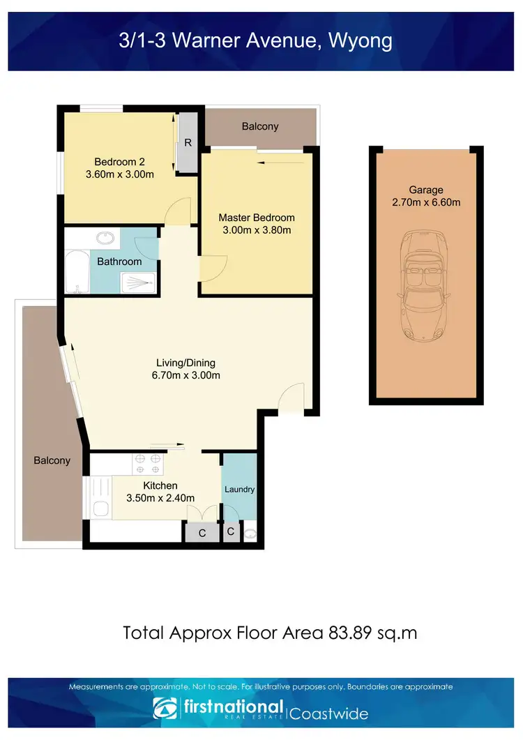 Floorplan of Homely unit listing, 3/1-3 Warner Avenue, Wyong NSW 2259