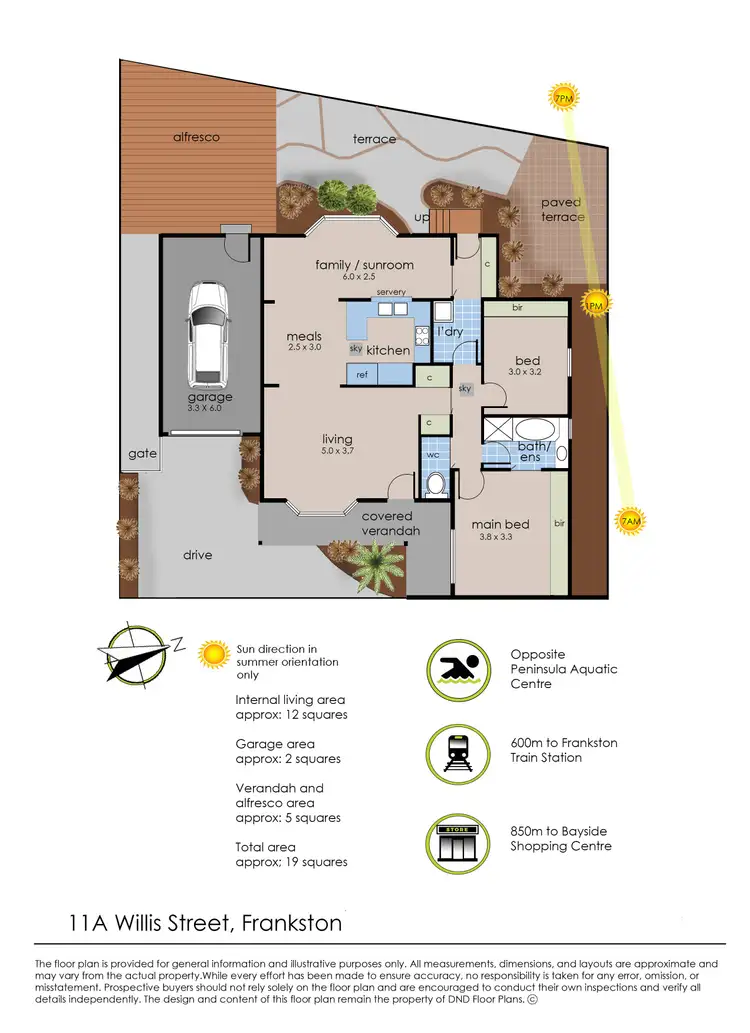 Floorplan of Homely unit listing, 11A Willis Street, Frankston VIC 3199