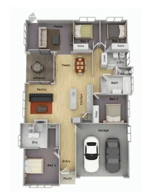 Floorplan of Homely house listing, 4 Ganton Street, North Lakes QLD 4509
