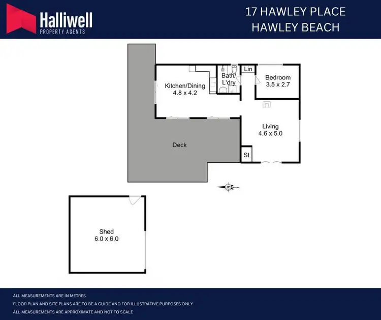 Floorplan of Homely house listing, 17 Hawley Place, Hawley Beach TAS 7307