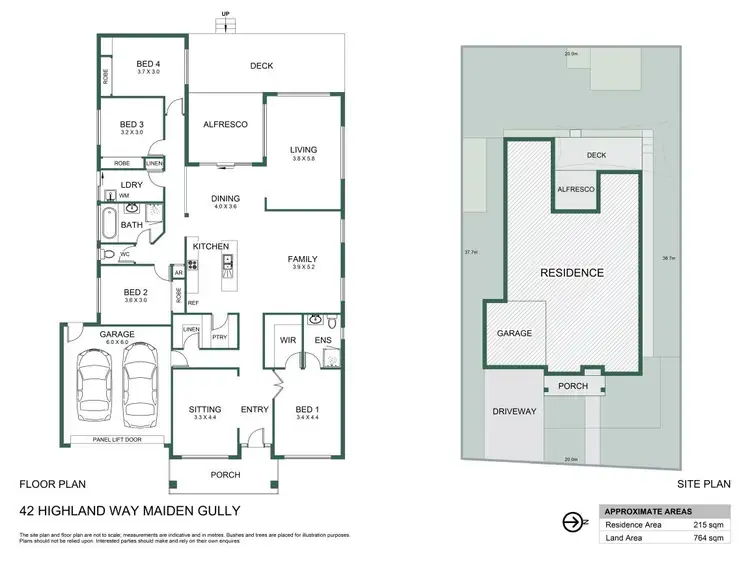 Floorplan of Homely house listing, 42 Highland Way, Maiden Gully VIC 3551