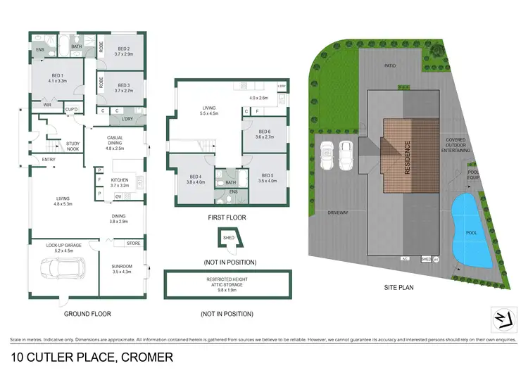 Floorplan of Homely house listing, 10 Cutler Place, Cromer NSW 2099