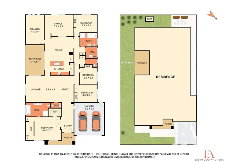 Floorplan of Homely house listing, 13 Dalkeith Crescent, Ocean Grove VIC 3226