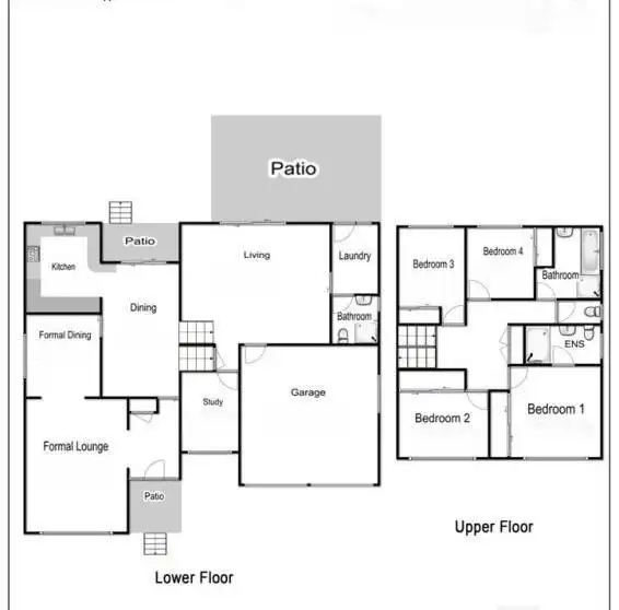 Floorplan of Homely house listing, 6 Dantic Place, Cherrybrook NSW 2126