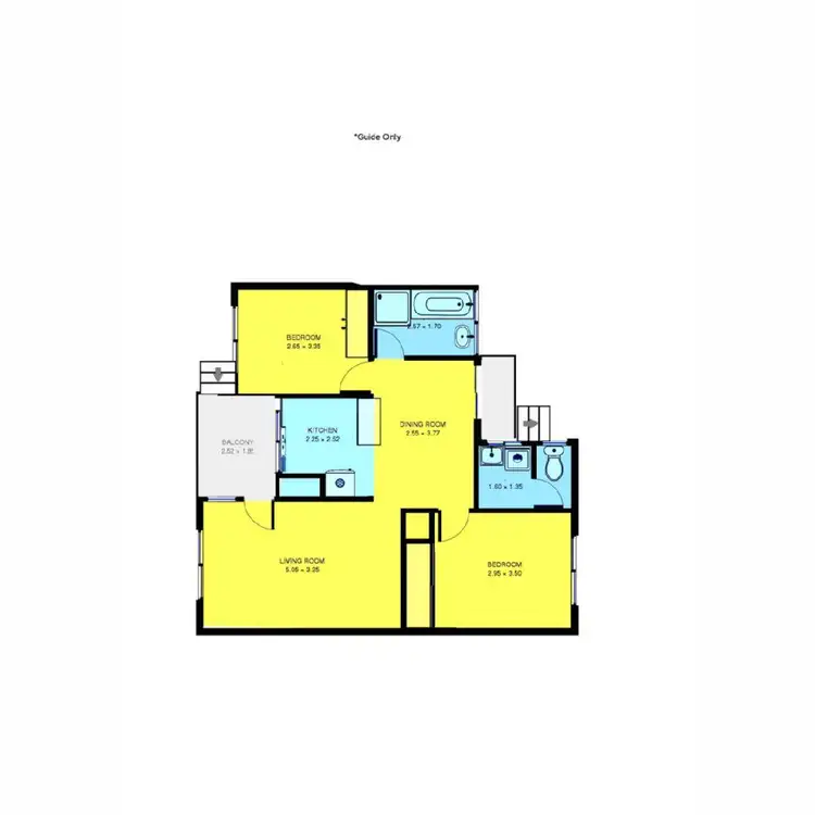 Floorplan of Homely unit listing, 4/35 Mundy Street, Geelong VIC 3220