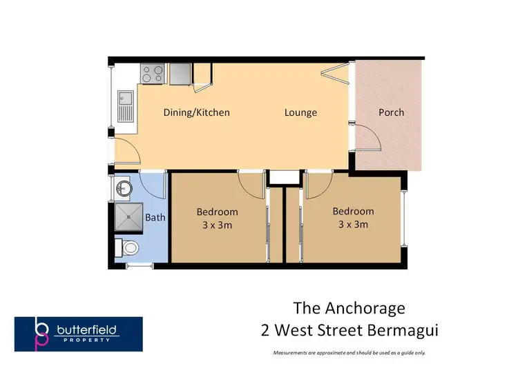 Floorplan of Homely unit listing, 16/2 West Street, Bermagui NSW 2546