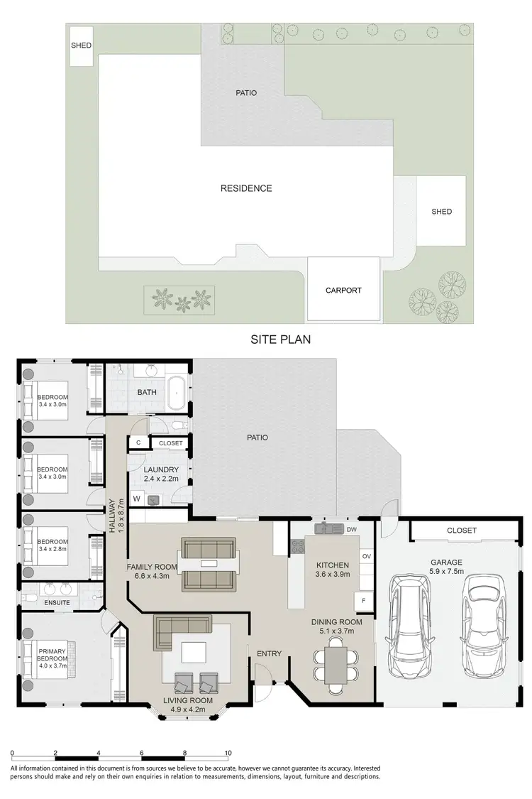 Floorplan of Homely house listing, 8 Carara Drive, Kawana QLD 4701