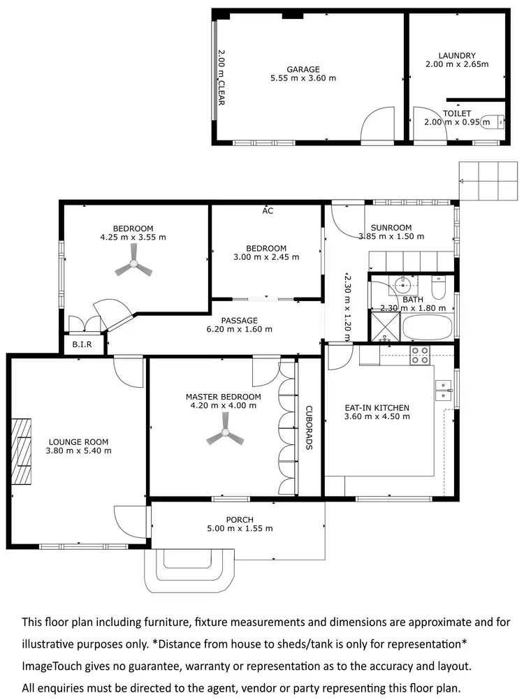 Floorplan of Homely house listing, 42 New West Road, Port Lincoln SA 5606