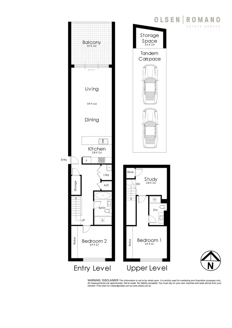 Floorplan of Homely apartment listing, 1403/43-45 Wilson Street, Botany NSW 2019