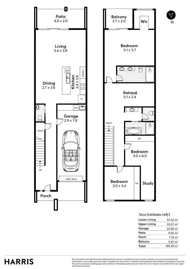 Floorplan of Homely townhouse listing, 7 Pavy Close, Lightsview SA 5085