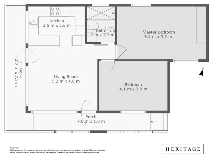 Floorplan of Homely unit listing, 5/7 Holmes Avenue, Toukley NSW 2263