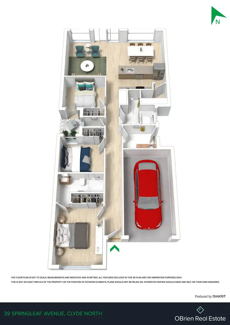 Floorplan of Homely house listing, 39 Springleaf Avenue, Clyde North VIC 3978