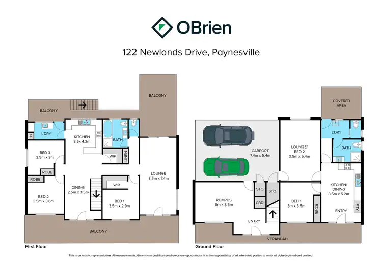 Floorplan of Homely house listing, 122 Newlands Drive, Paynesville VIC 3880