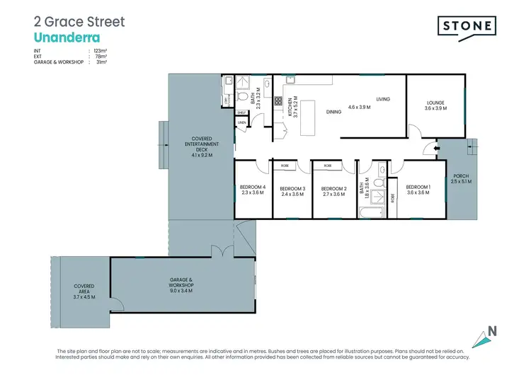 Floorplan of Homely house listing, 2 Grace Street, Unanderra NSW 2526
