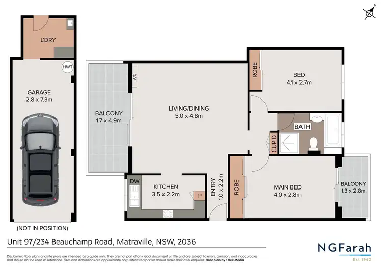 Floorplan of Homely apartment listing, 97/234 Beauchamp Road, Matraville NSW 2036