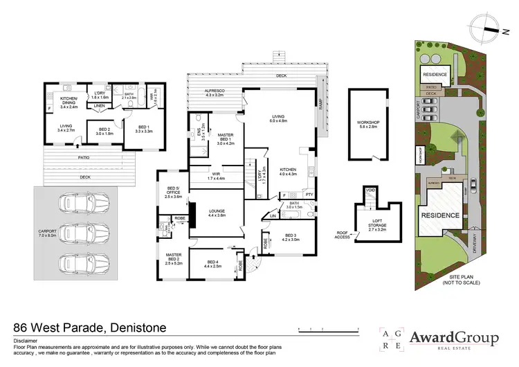 Floorplan of Homely house listing, 86 West Parade, Denistone NSW 2114