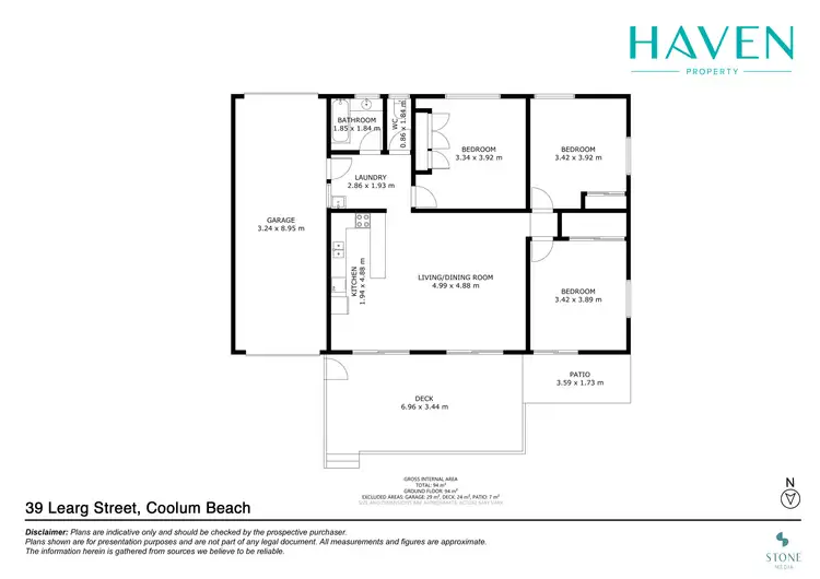 Floorplan of Homely house listing, 39 Learg Street, Coolum Beach QLD 4573