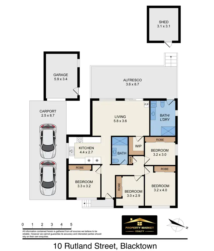 Floorplan of Homely house listing, 10 Rutland Street, Blacktown NSW 2148