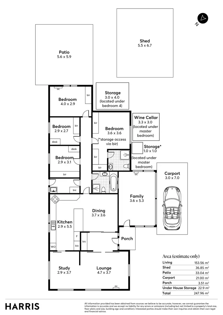 Floorplan of Homely house listing, 7 Radiata Road, Highbury SA 5089