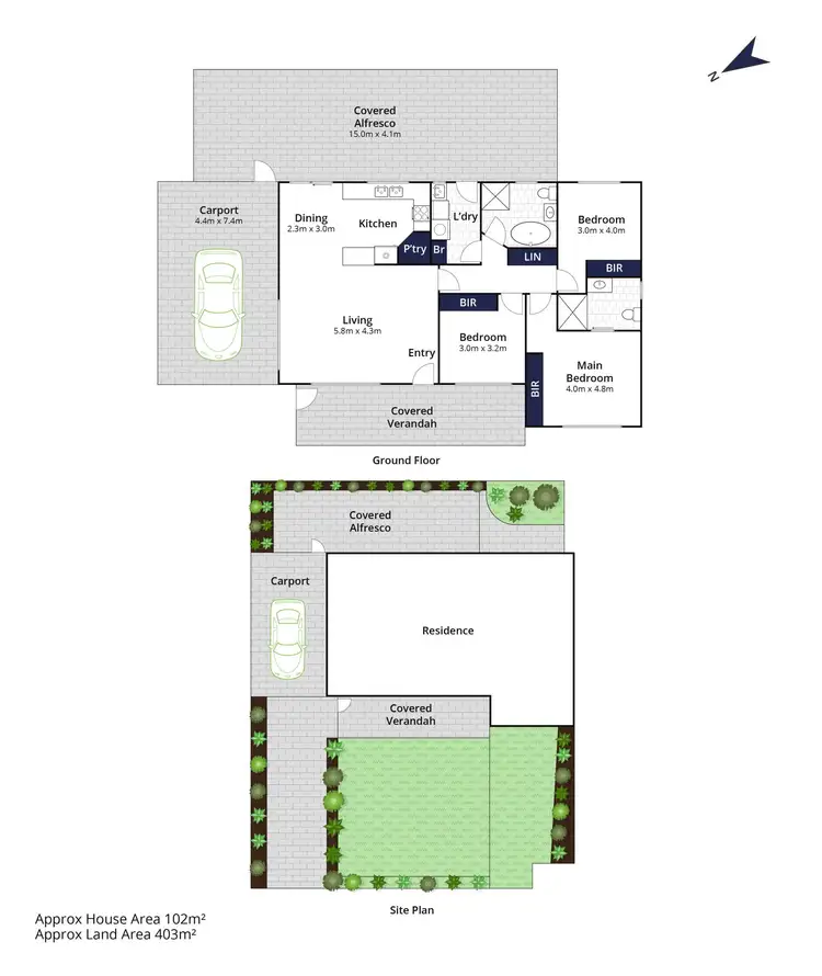 Floorplan of Homely house listing, 34 Amberley Drive, Mount Martha VIC 3934