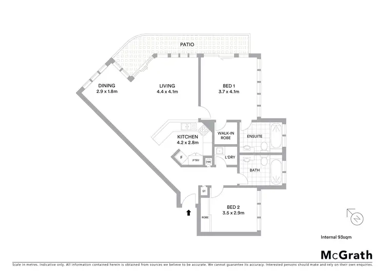 Floorplan of Homely unit listing, 5D/3-7 The Strand, Townsville City QLD 4810