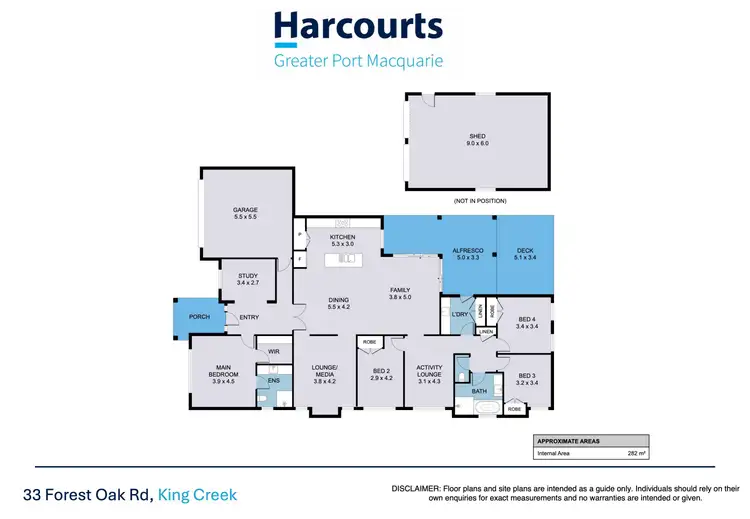 Floorplan of Homely house listing, 33 Forest Oak Road, King Creek NSW 2446