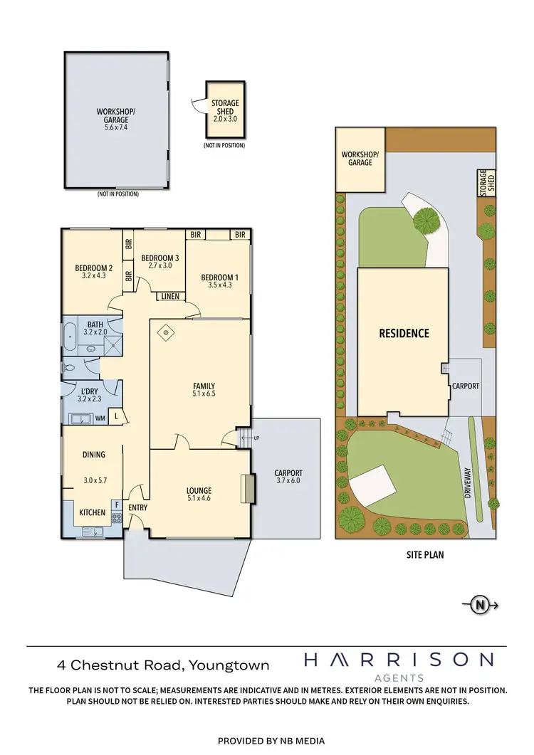 Floorplan of Homely house listing, 4 Chestnut Road, Youngtown TAS 7249