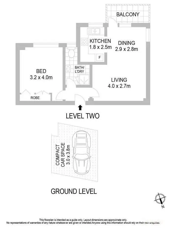 Floorplan of Homely apartment listing, 22 New Beach Road, Darling Point NSW 2027