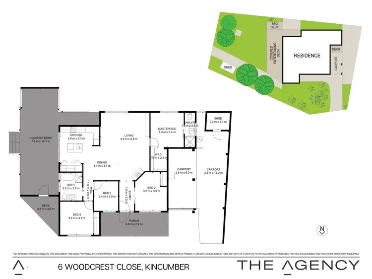 Floorplan of Homely house listing, 6 Woodcrest Close, Kincumber NSW 2251