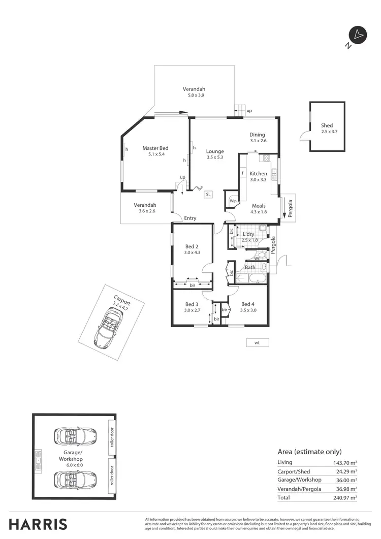 Floorplan of Homely house listing, 29 Sassafras Drive, Highbury SA 5089