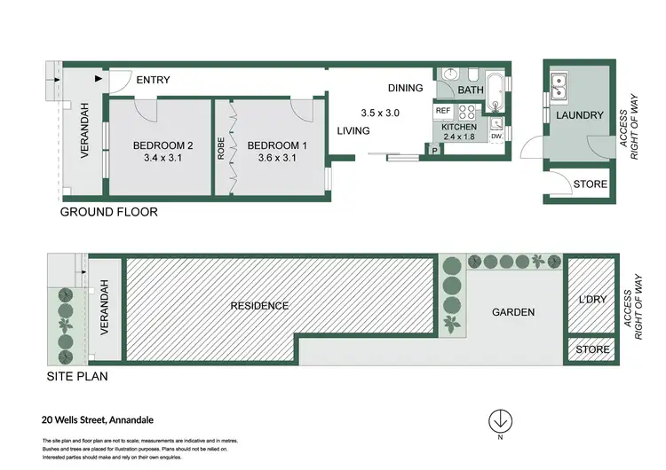 Floorplan of Homely house listing, 20 Wells Street, Annandale NSW 2038