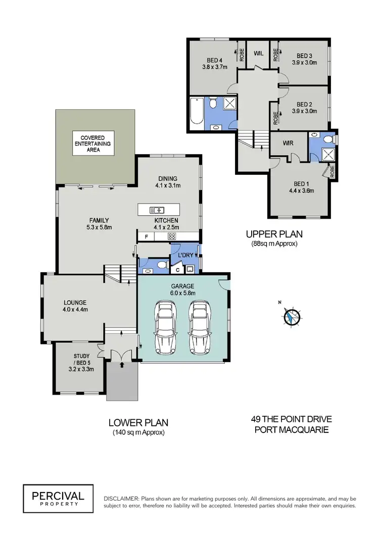 Floorplan of Homely house listing, 49 The Point Drive, Port Macquarie NSW 2444